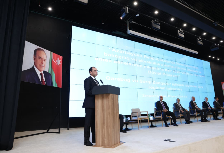 Nazir: Balıqçılıq sahəsinin inkişafı ölkədə yeni istehsal zəncirinin formalaşmasına töhfə verəcək