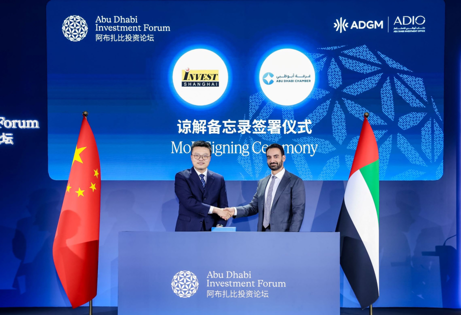 Abu Dhabi Chamber, Shanghai Foreign Investment Development Board sign MoU to strengthen economic, trade cooperation