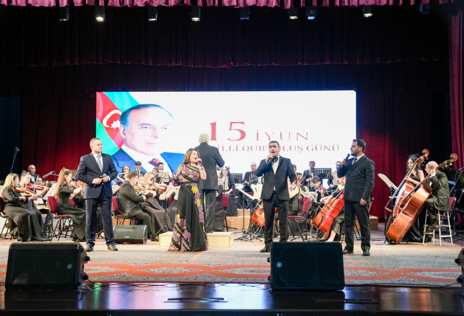 Naxçıvanda 15 İyun – Milli Qurtuluş Gününə həsr olunmuş konsert proqramı təşkil edilib