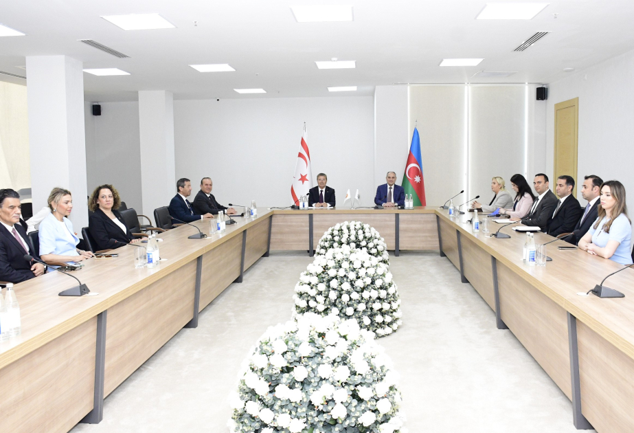 Le vice-président du Parti Nouvel Azerbaïdjan rencontre le président du Parti de l’Unité nationale de Chypre du Nord