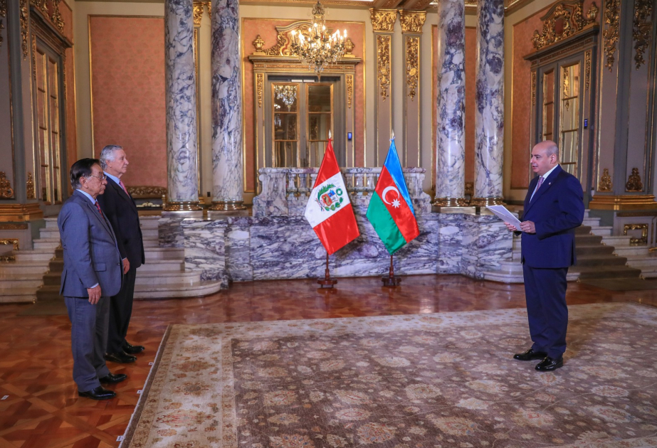 President of Peru receives credentials of Azerbaijani ambassador