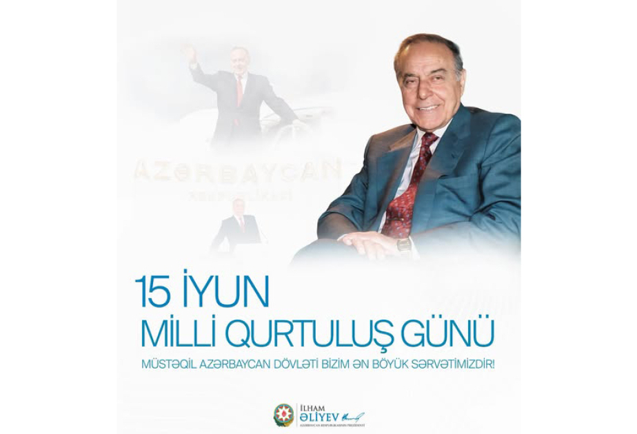 Post shared on President Ilham Aliyev’s social media accounts on National Salvation Day