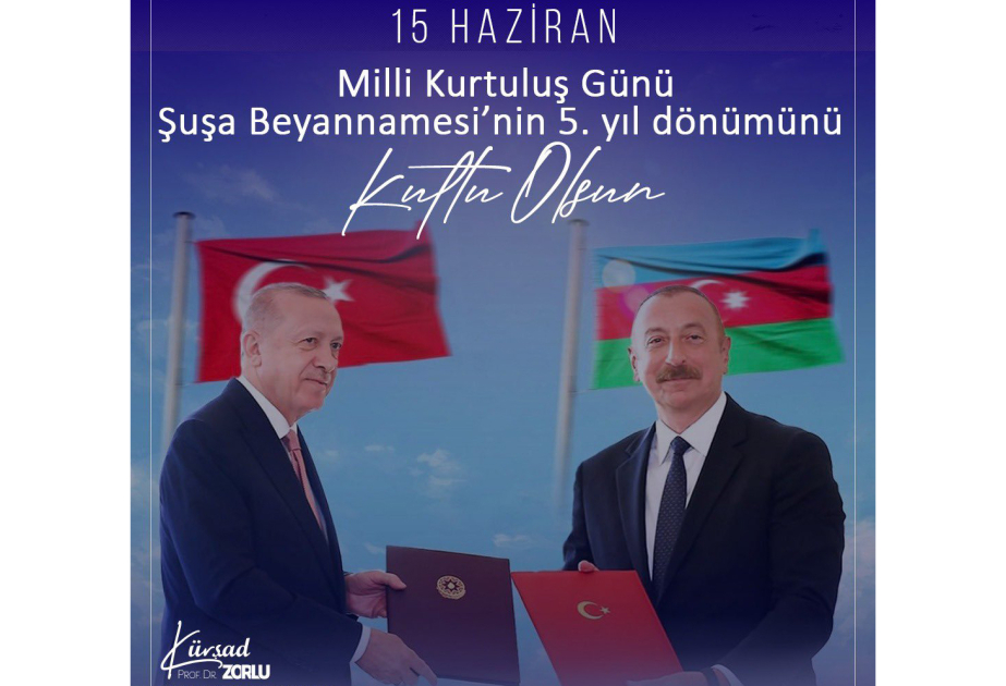 Kürşad Zorlu: Müttəfiqlik səviyyəsinə yüksələn münasibətlərimiz mühüm nəticələr verir