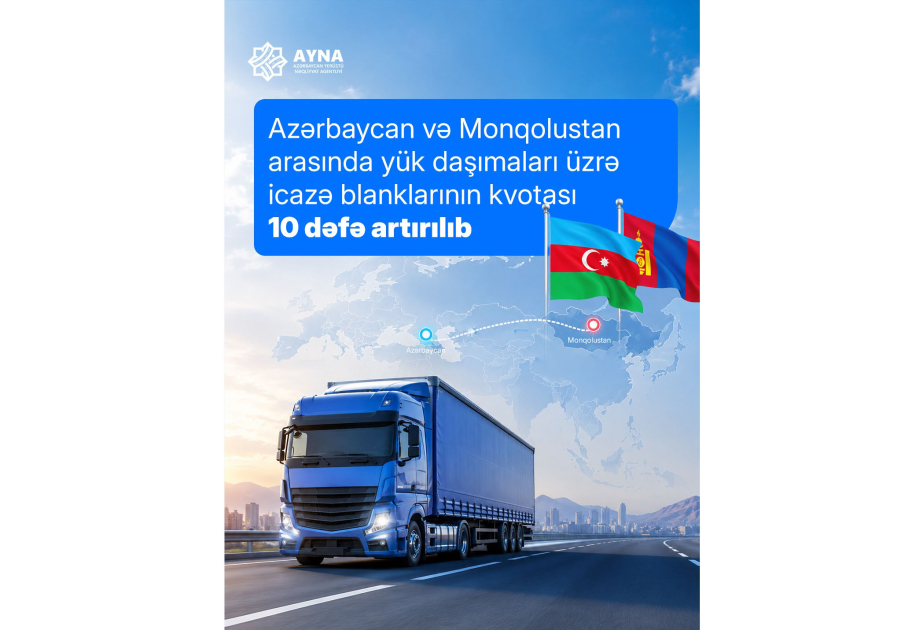 Azerbaijan, Mongolia expand road transport cooperation with increased permit quotas