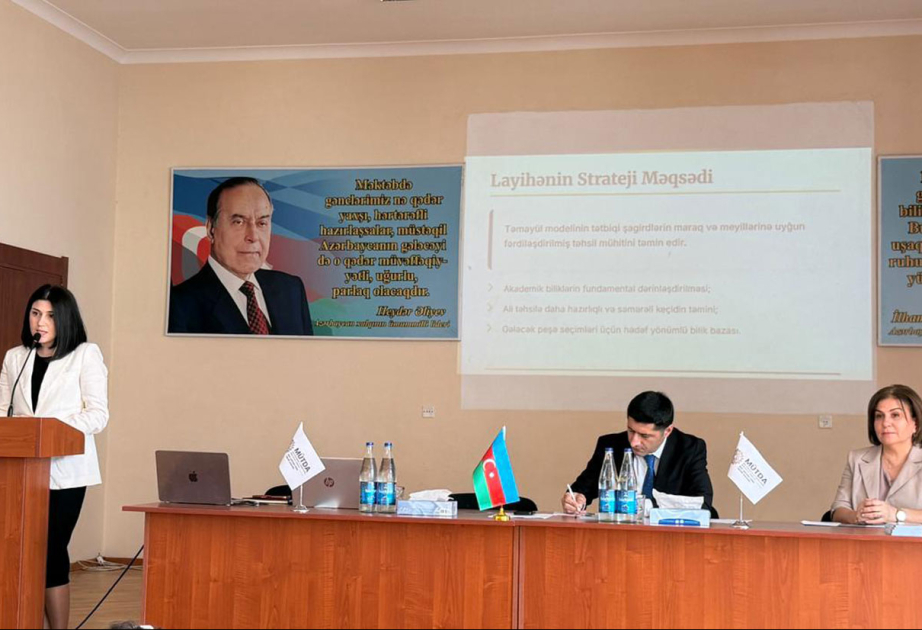 Valideynlərə yeni təmayül tədris modeli barədə məlumat verilib