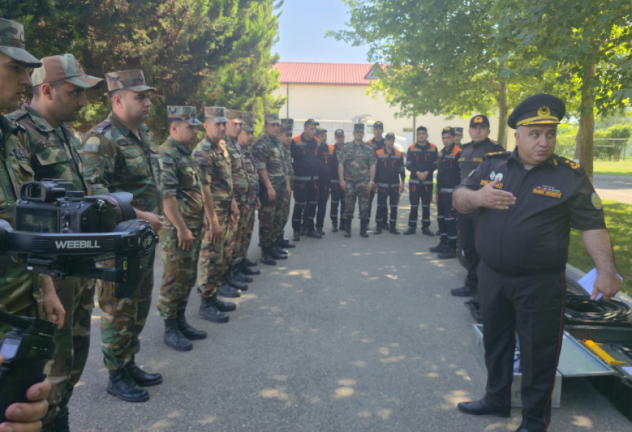 FHN Muğan regionunda taktiki-xüsusi təlim təşkil edib