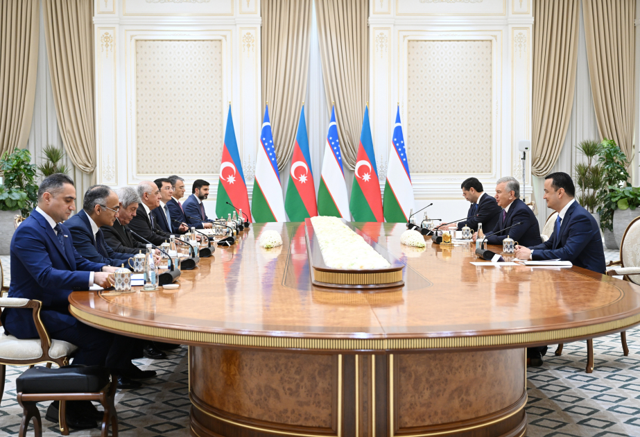 Azerbaijan’s PM meets with Uzbek President Shavkat Mirziyoyev