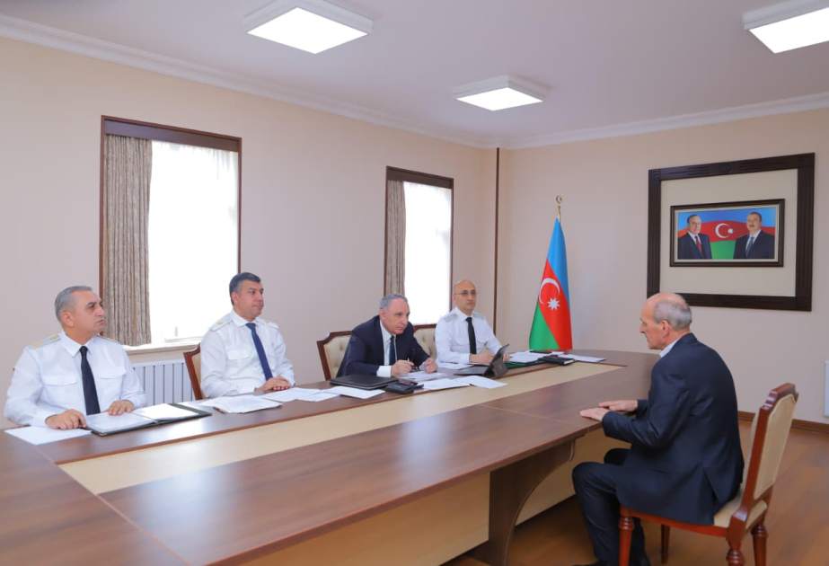 Baş prokuror Naxçıvan Muxtar Respublikasında vətəndaşları qəbul edib