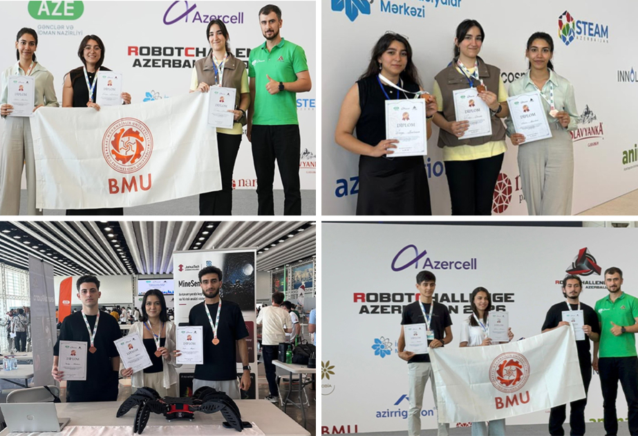 BMU tələbələri “RobotChallenge Azerbaijan 2026” yarışında uğur qazanıblar