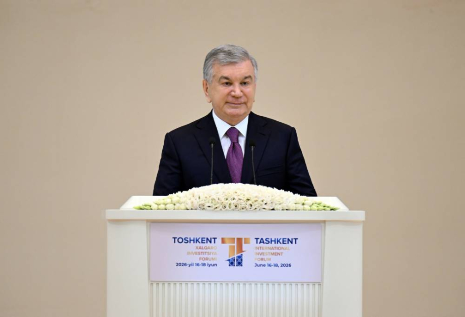 Şavkat Mirziyoyev: Biz Xəzər dənizindən keçən Orta Dəhliz nəqliyyat marşrutunu inkişaf etdiririk