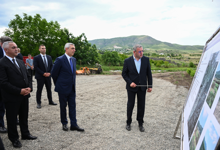 Əlaqələndirmə Qərargahının iclasının iştirakçıları Xocalıda salınmış intensiv meyvə bağları ilə tanış olublar