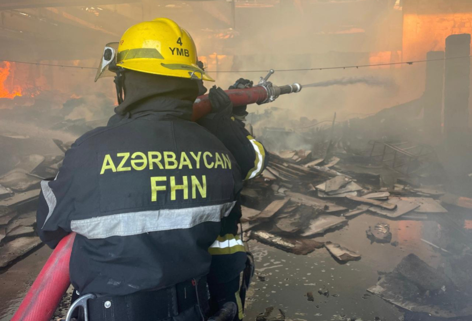 Neft Emalı Zavodunda yanğın baş verib