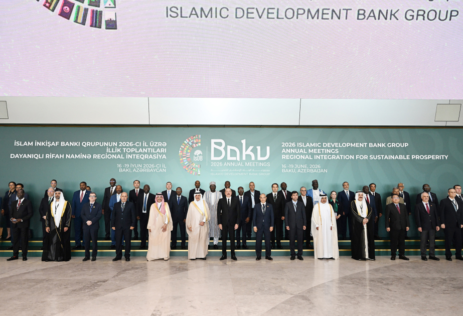 Se celebra en Bakú la ceremonia de apertura de las Reuniones Anuales 2026 del Grupo del Banco Islámico de Desarrollo con la participación del Presidente Ilham Aliyev