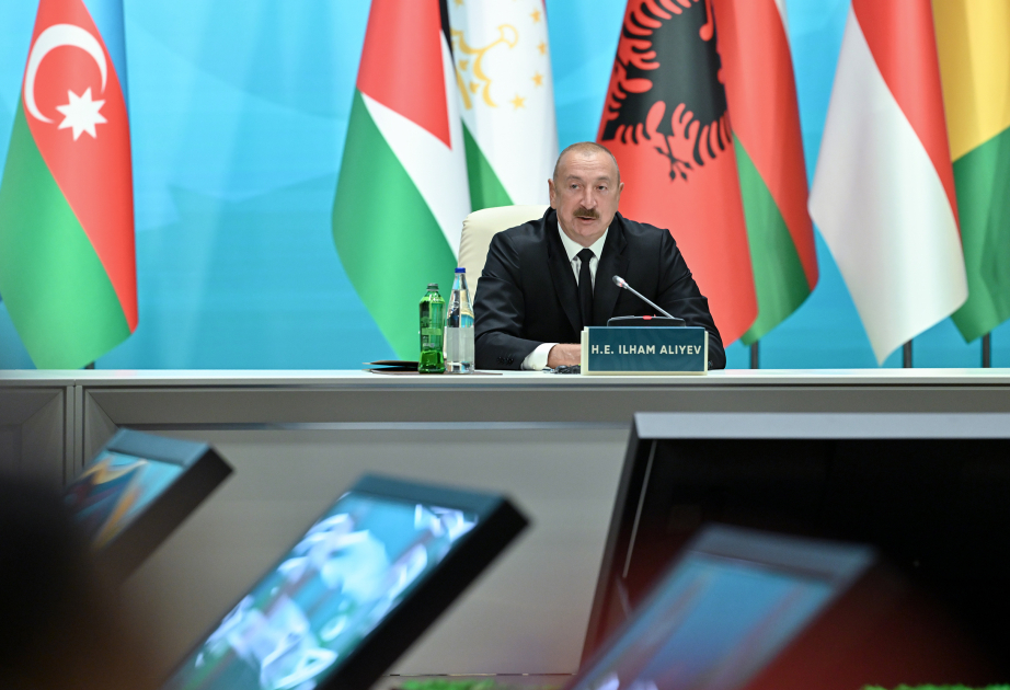 President: Today Azerbaijan is number one from the standpoint of its gas pipeline supply geography