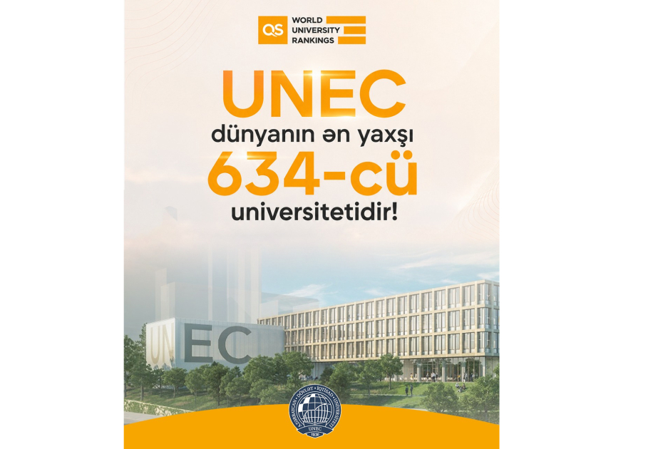 UNEC dünyanın ən yaxşı 634-cü universitetidir
