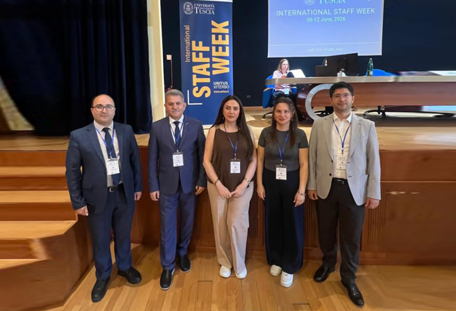 Azərbaycan Universiteti İtaliyada keçirilən beynəlxalq tədbirdə təmsil olunub