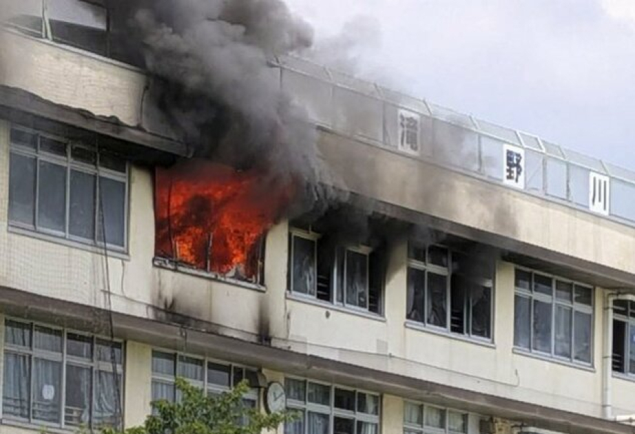 Fire breaks out at Tokyo elementary school, 10 injured
