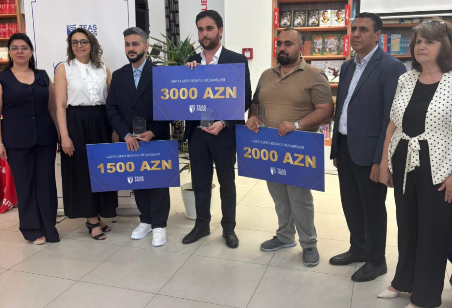 “Gənclərin roman müsabiqəsi 3”ün qalibləri mükafatlandırılıb