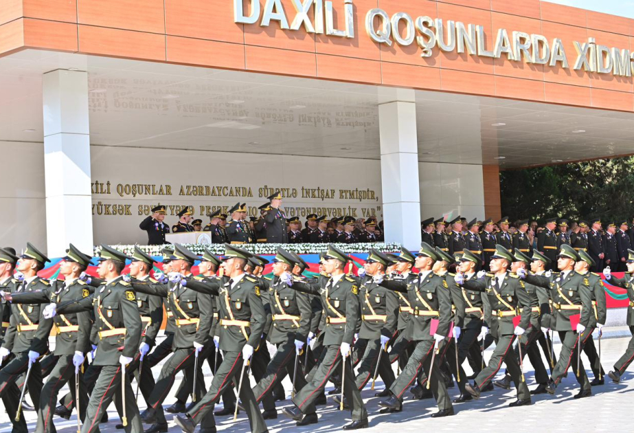 DİN-in Hərbi İnstitutunda növbəti buraxılışa həsr olunmuş mərasim