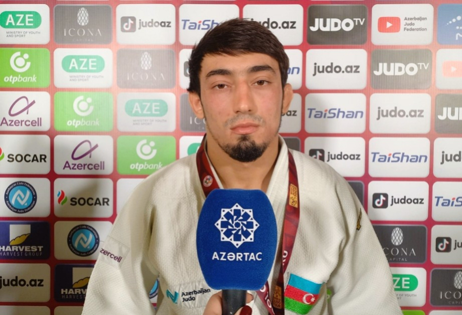 Qızıl medal qazanan Azərbaycan cüdoçusu: Taktiki plana sadiq qalmaq qələbədə mühüm rol oynadı