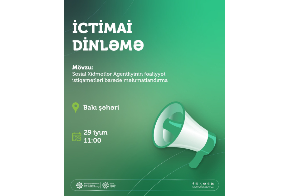 Paytaxt sakinləri üçün ictimai dinləmə sosial xidmətlərə həsr olunacaq