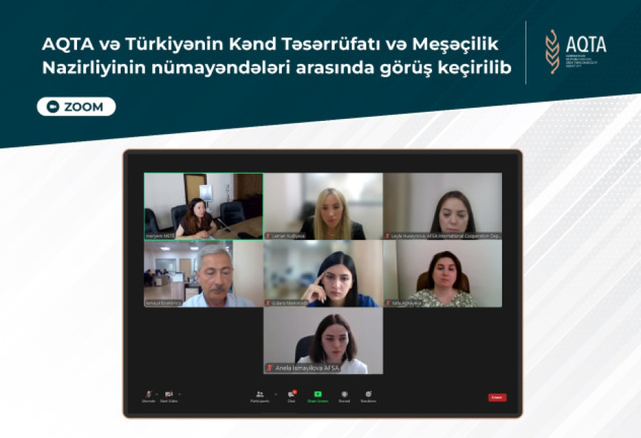 AQTA ilə Türkiyənin Kənd Təsərrüfatı və Meşəçilik Nazirliyi arasında əməkdaşlıq genişləndirilir