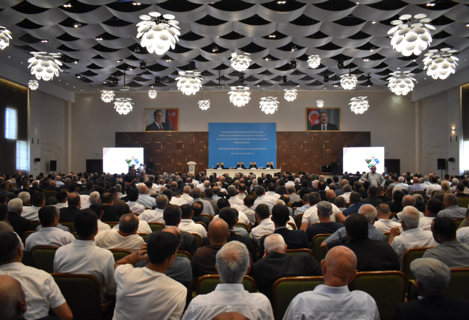 Qaxda Şəki-Zaqatala iqtisadi rayonu üzrə regional müşavirə işə başlayıb VİDEO