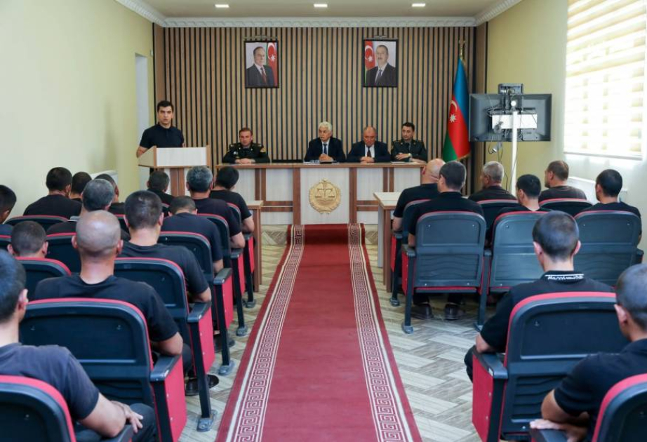 Cəzaçəkmə müəssisəsində narkomaniyaya qarşı maarifləndirmə tədbiri təşkil olunub