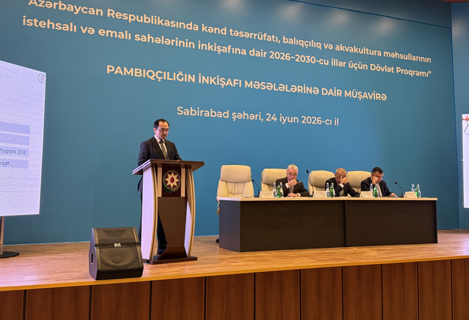 2030-cu ilədək pambıq sahələrinin 42 min hektarı müasir suvarma ilə təmin olunacaq