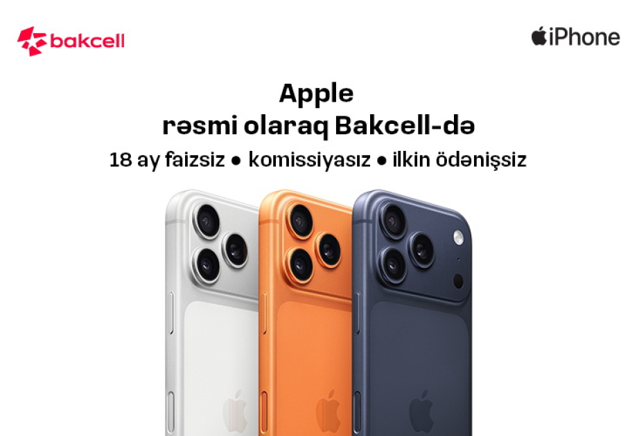 ®  “Apple” məhsullarını rəsmi olaraq “Bakcell Shop”da əldə et!