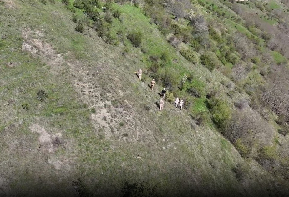 ANAMA continúa las operaciones para garantizar la seguridad en la aldea de Sarıbaba, en Shusha