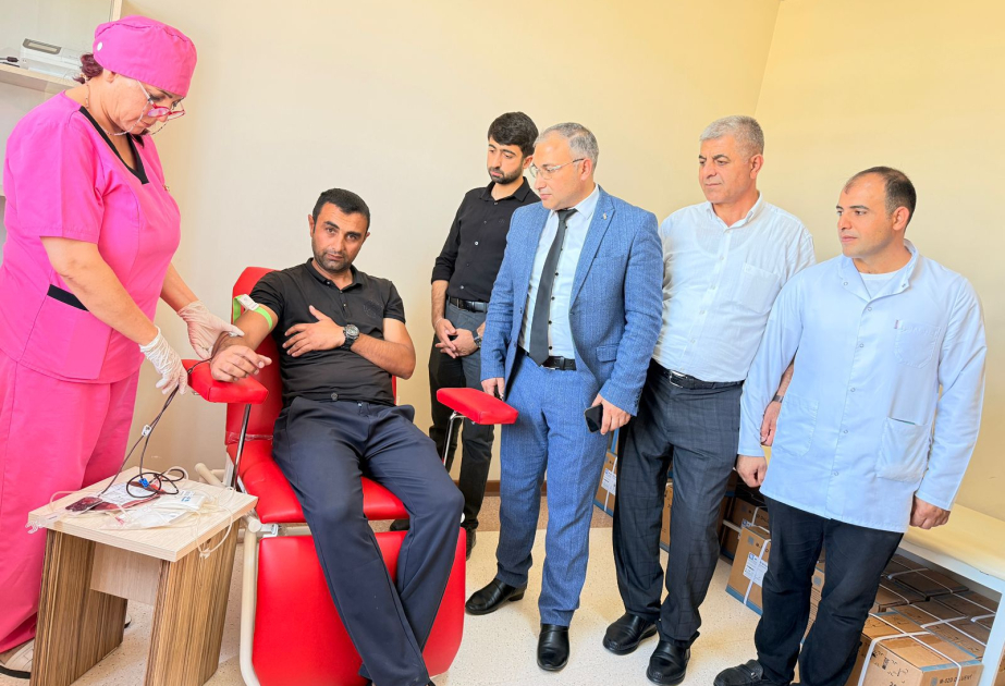 Naxçıvanda Aşura günü ilə əlaqədar keçirilən qanvermə aksiyasında 352 könüllü donor iştirak edib VİDEO