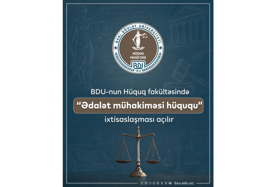 BDU-da hüquqşünaslar üçün yeni magistr proqramı yaradılıb