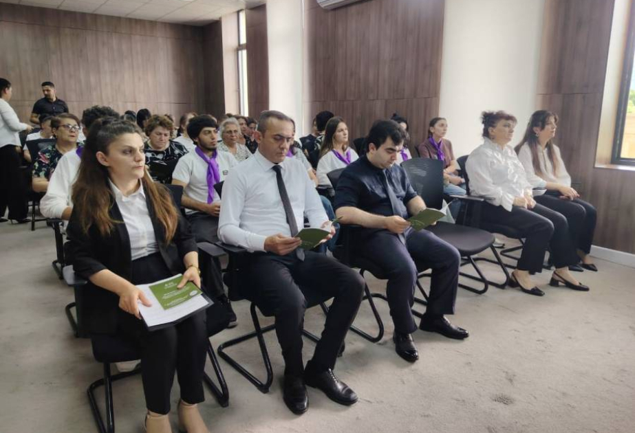 Şəkidə gənclər narkomaniyanın fəsadları barədə maarifləndiriliblər