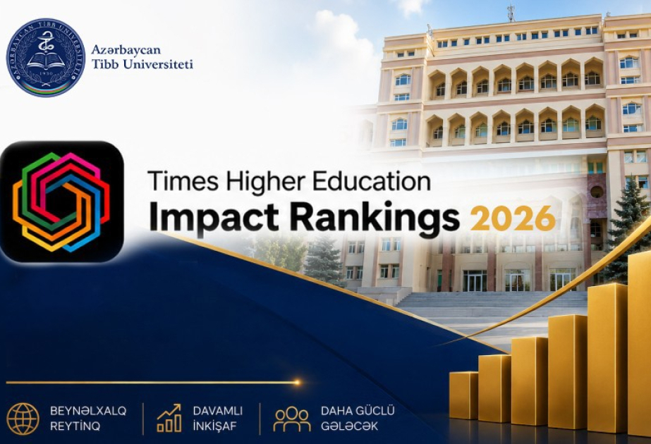 Azərbaycan Tibb Universiteti "Times Higher Education" qlobal "Impact Rankings" reytinqində ciddi irəliləyiş əldə edib