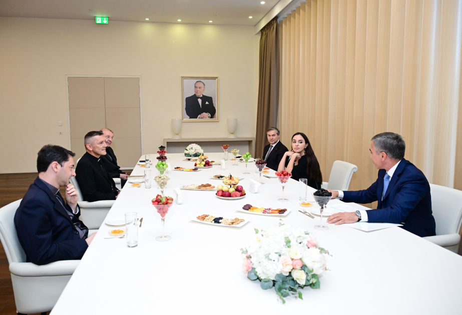 Vice-President of the Heydar Aliyev Foundation Leyla Aliyeva meets with Head of the Vatican Apostolic Library and Apostolic Archive