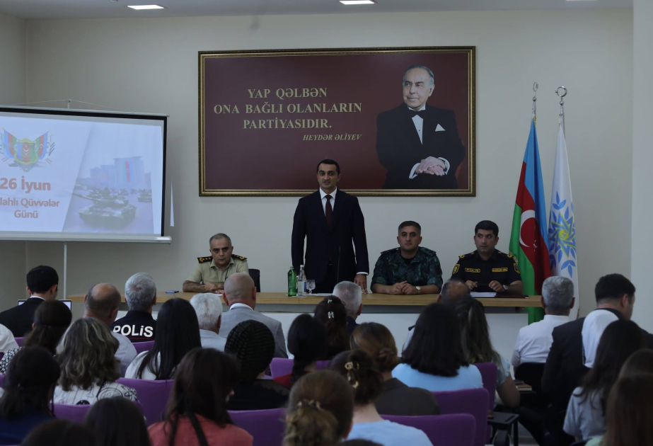 Balakəndə Silahlı Qüvvələr Günündə şəhidlərin xatirəsi anılıb
