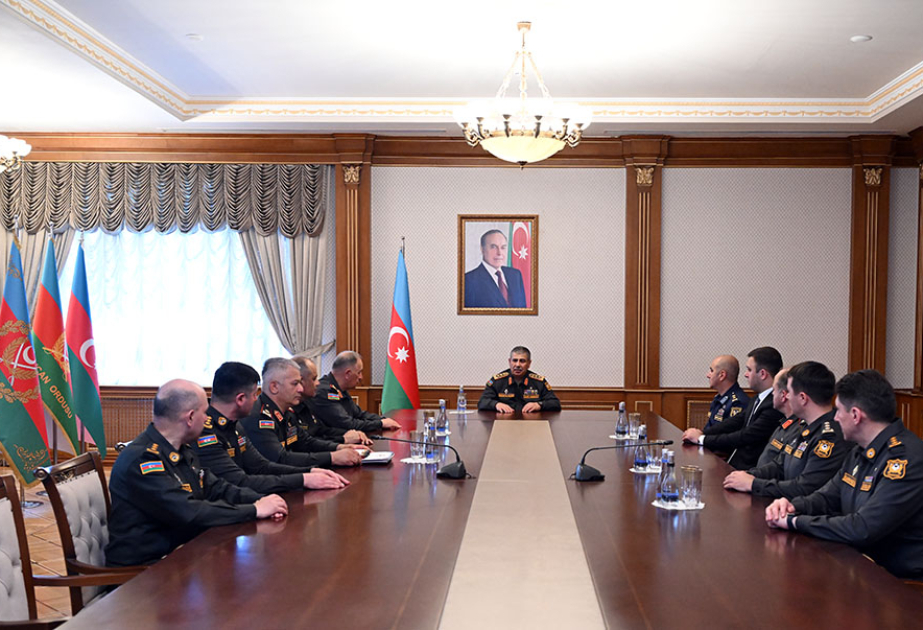 Müdafiə Nazirliyinin hərbi qulluqçularına ali hərbi rütbələr təqdim edilib