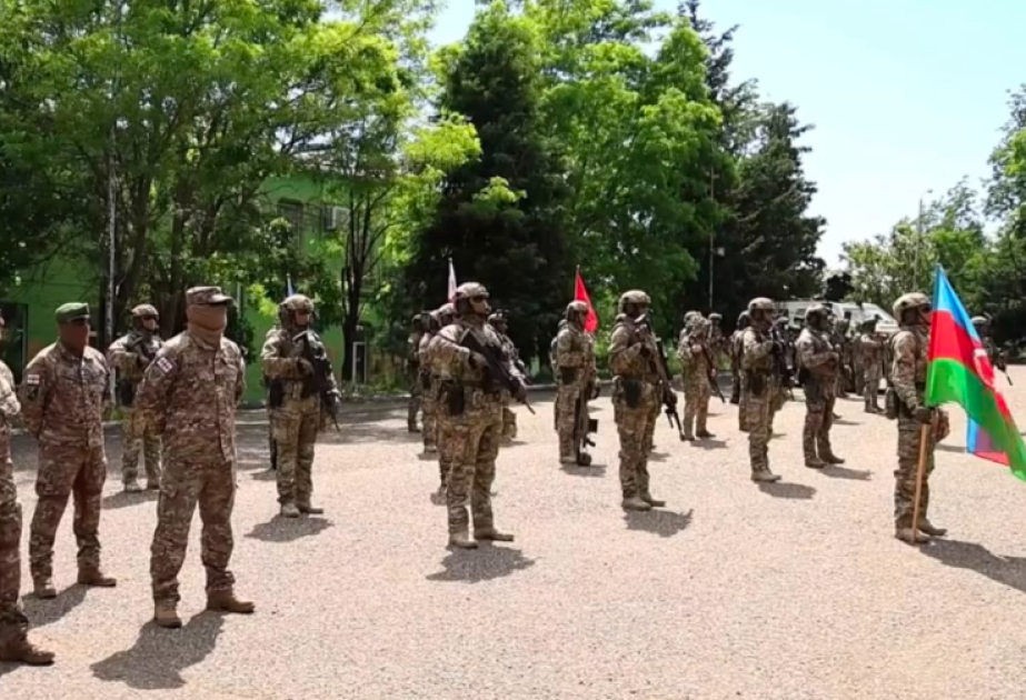 Gemeinsame Übung von Spezialeinheiten Aserbaidschans, Georgiens und der Türkei abgeschlossen VIDEO