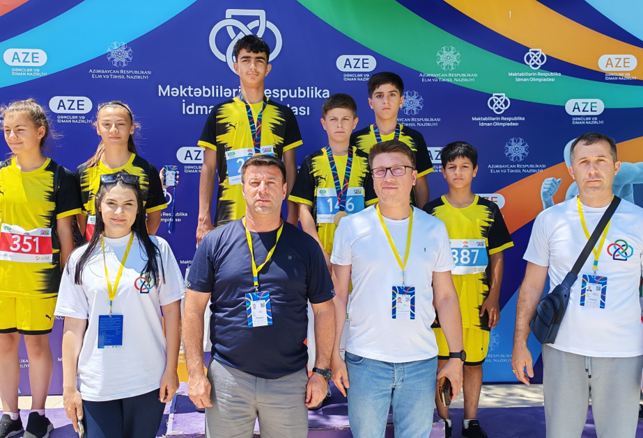 Naxçıvanlı şagirdlər Məktəblilərin Respublika İdman Olimpiadasında 14 medal qazanıb