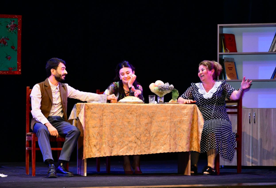 Qazax Dövlət Dram Teatrında “Sonrakı peşmanlıq” tamaşası nümayiş olunub