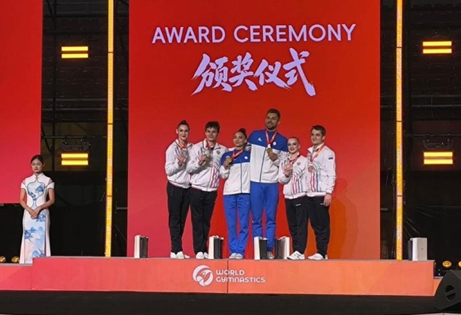 Azərbaycan gimnastları Dünya Kubokunda qızıl medal qazanıblar