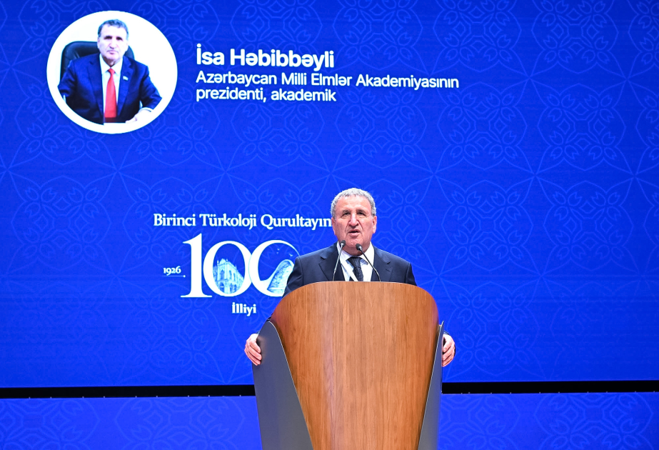 AMEA-nın prezidenti: Ortaq əlifbanın tətbiqi türk xalqları arasında inteqrasiyanın daha da dərinləşməsi üçün mühüm zəmin yaradacaq VİDEO