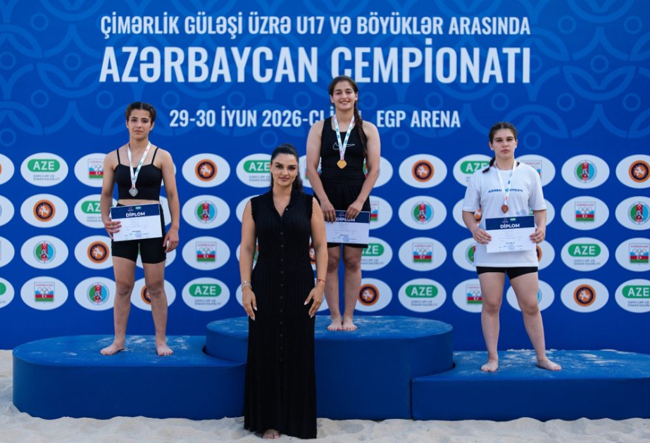 Çimərlik güləşi üzrə Azərbaycan çempionatının qalibləri məlum olub