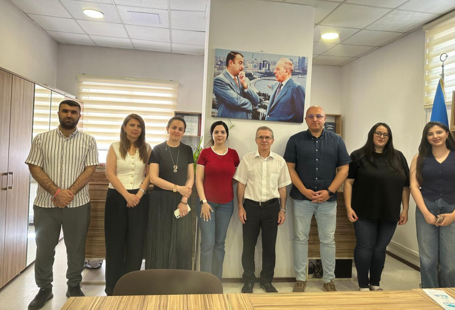 Neft Mühəndisləri Cəmiyyətinin nümayəndələri Əqli Mülkiyyət Agentliyində olublar