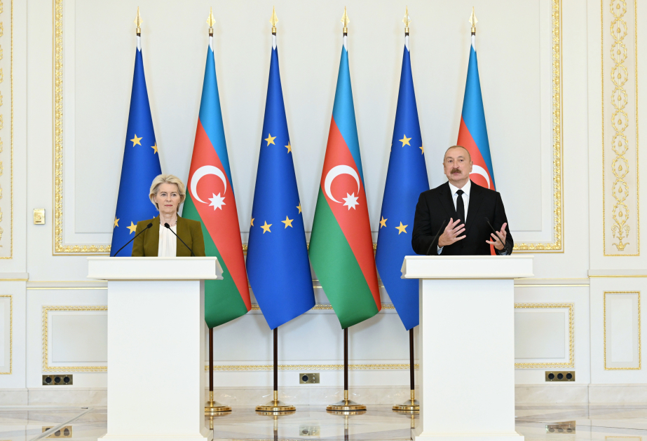 Prezident İlham Əliyev: Bu gün qaz ixracımızın yarısı Avropa İttifaqına üzv dövlətlərin payına düşür VİDEO