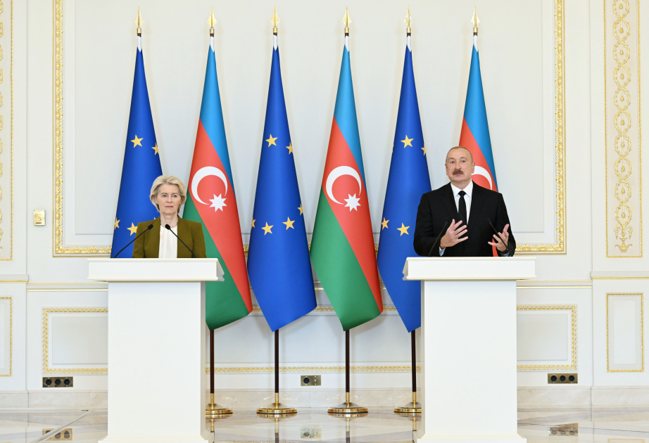 Presidente Ilham Aliyev: “Hoy la mitad de nuestras exportaciones de gas se destinan a los Estados miembros de la Unión Europea”