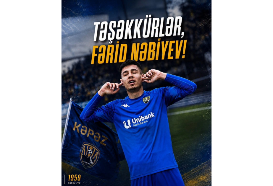 “Kəpəz” yarımmüdafiəçisi ilə vidalaşıb