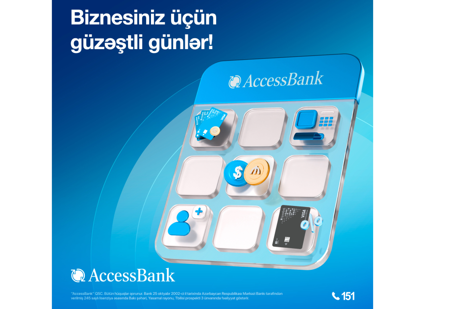 ® “AccessBank”dan yeni biznes müştərilərinə 50 faizədək endirim kampaniyası