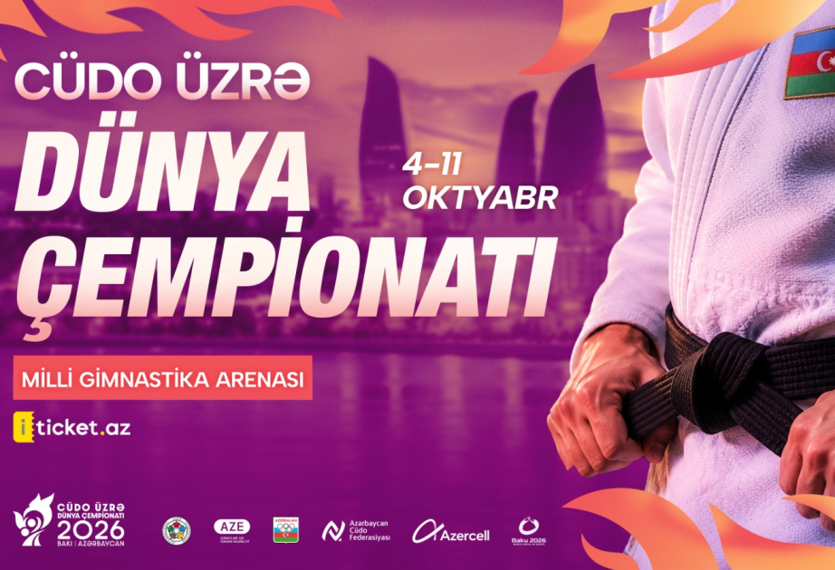 Les billets des Championnats du monde de judo, qui se tiendront à Bakou, sont mis en vente